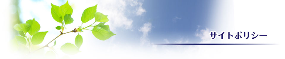 サイトポリシー